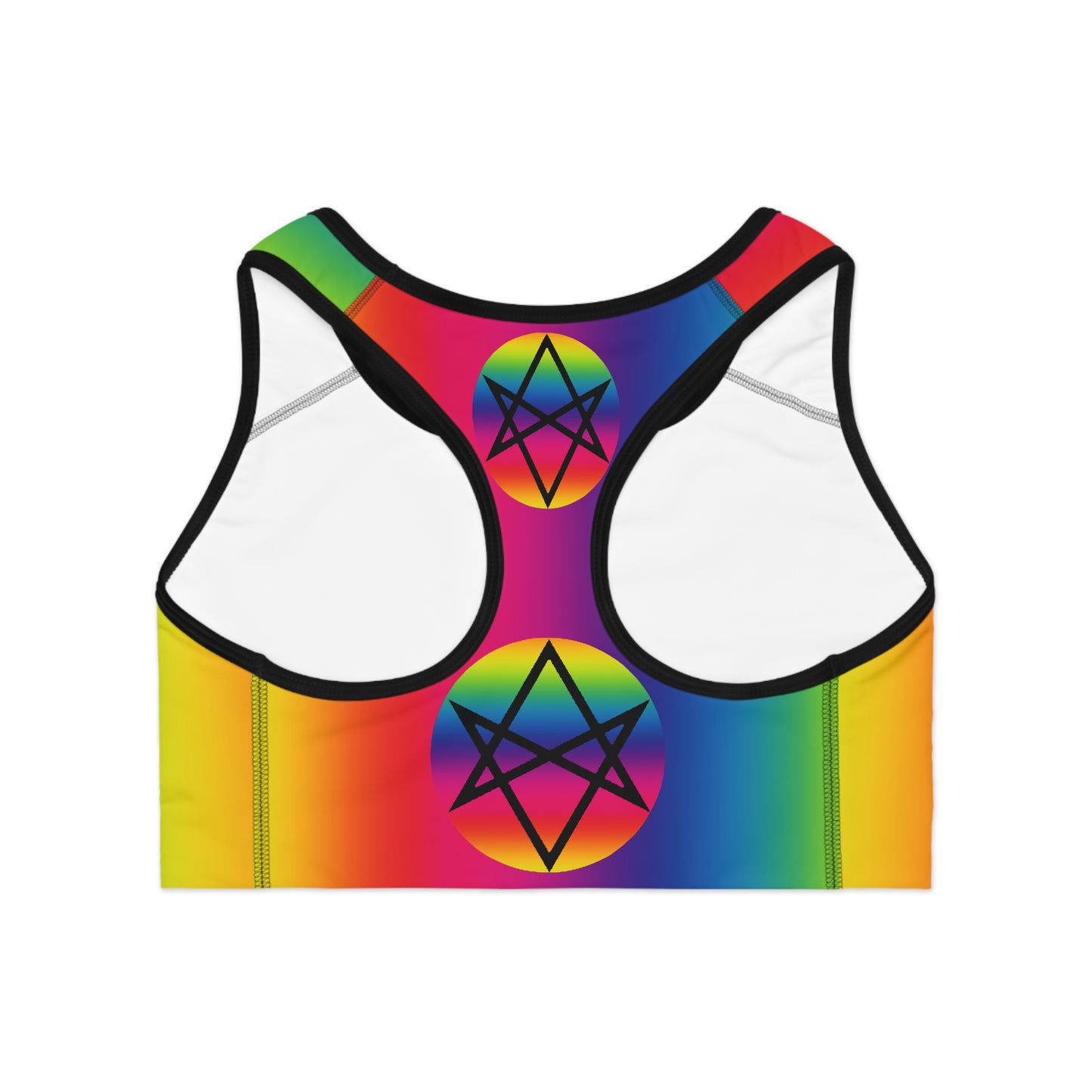 PRIDE Unicursal Hexagram Sports Bra