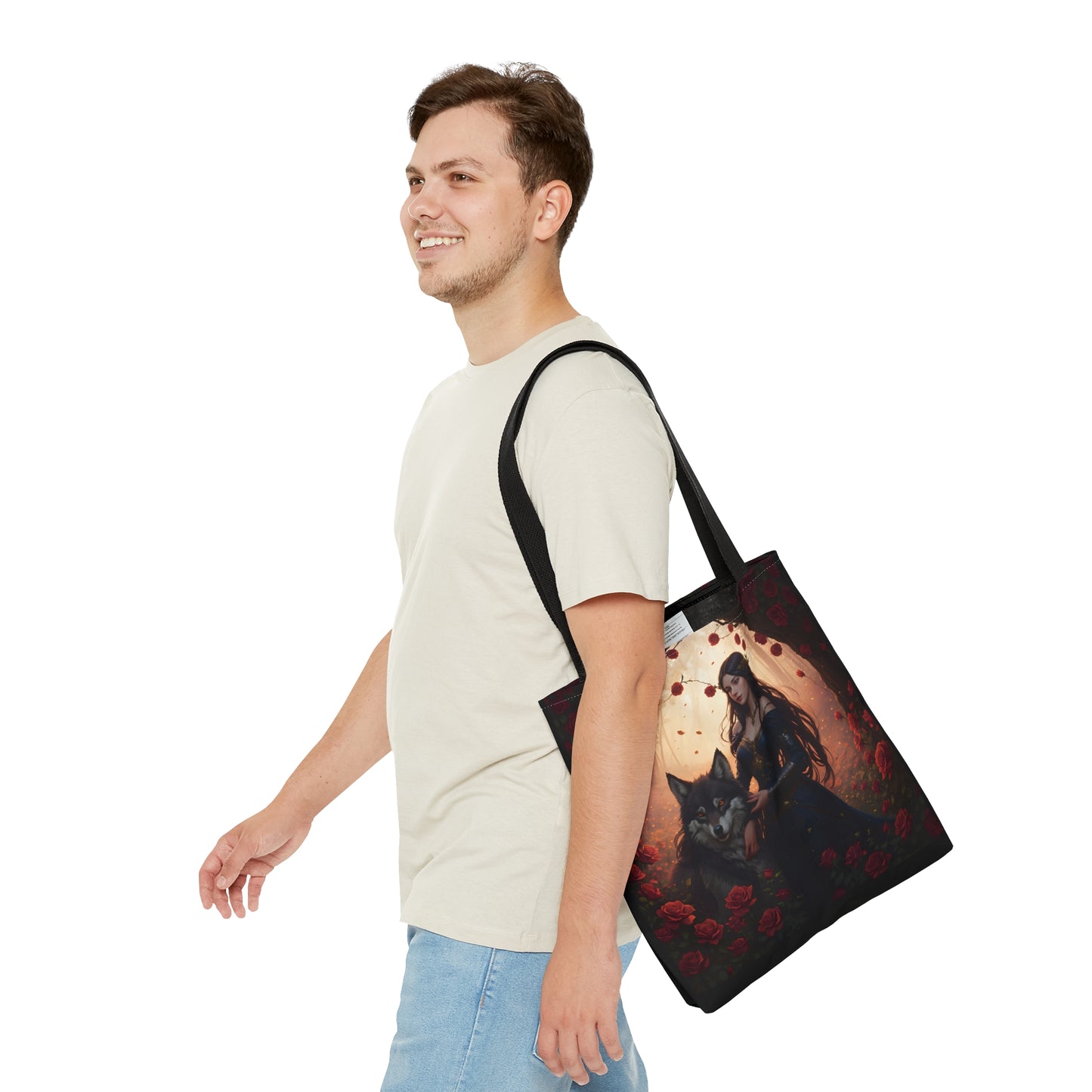 Wolf Enchantress,Tote Bag