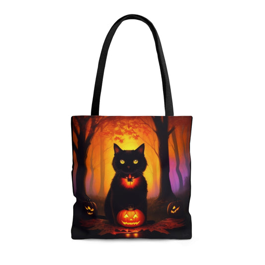 Haunted Forest Halloween Candy Tote Bag