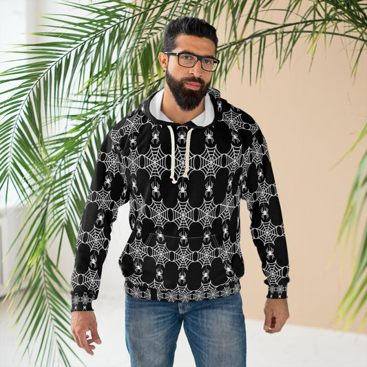 Spider webs Halloween Pullover Hoodie