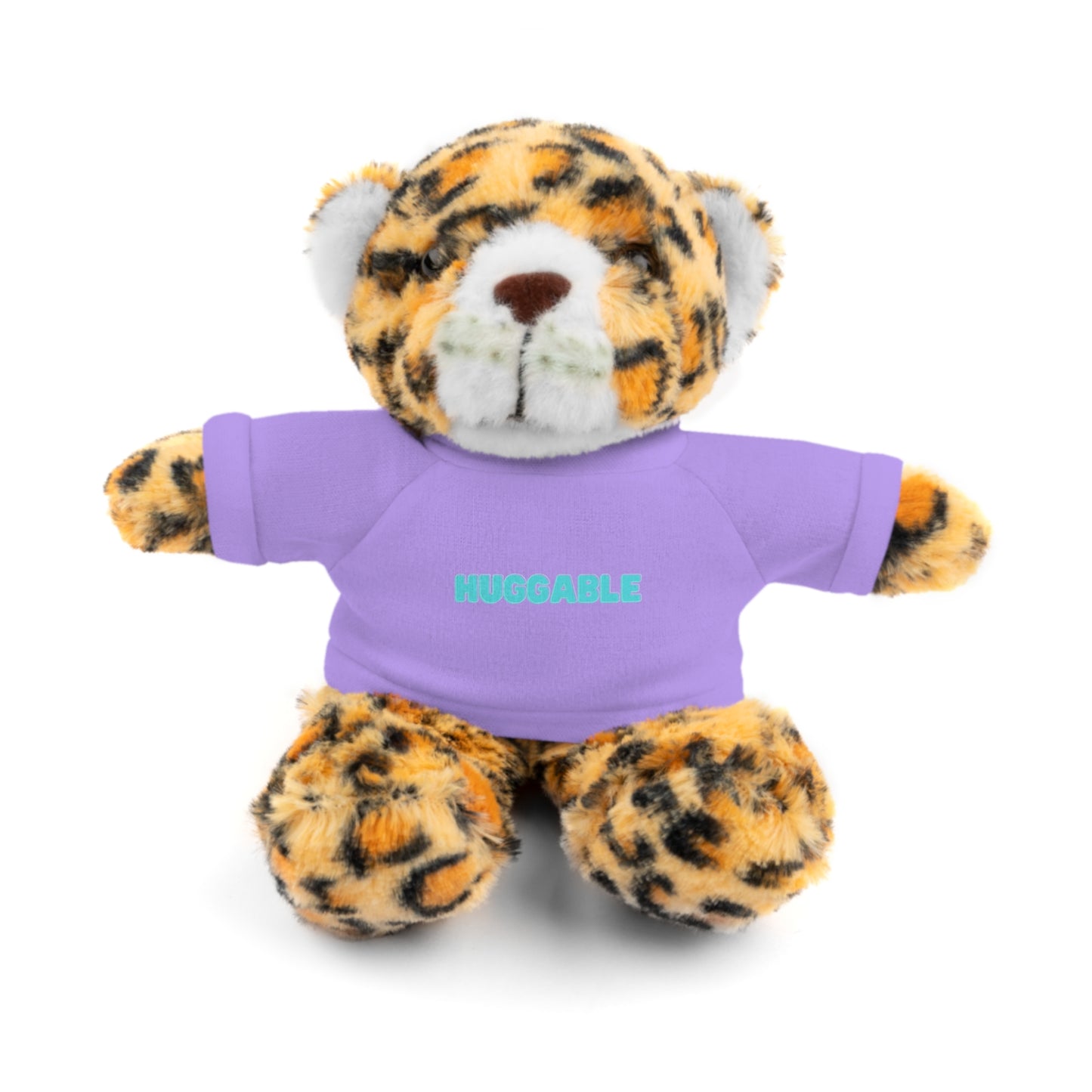 Kids Cute Huggable Stuffed Animals with Tee, Panda, Sheep, Bunny, Teddy Bear, Lion, Jaguar