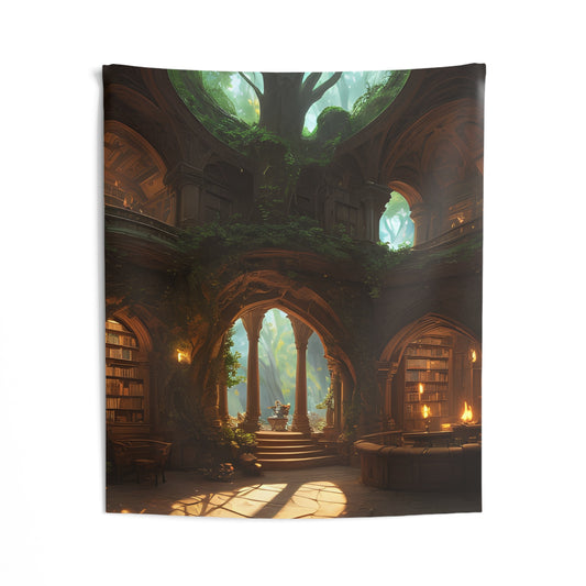 The Hidden Nook, Wall Tapestry 51 x 60