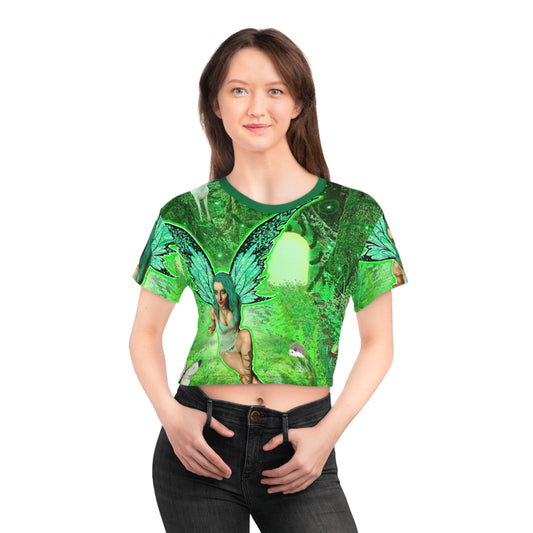 Mystic Forest Fairy Crop Tee