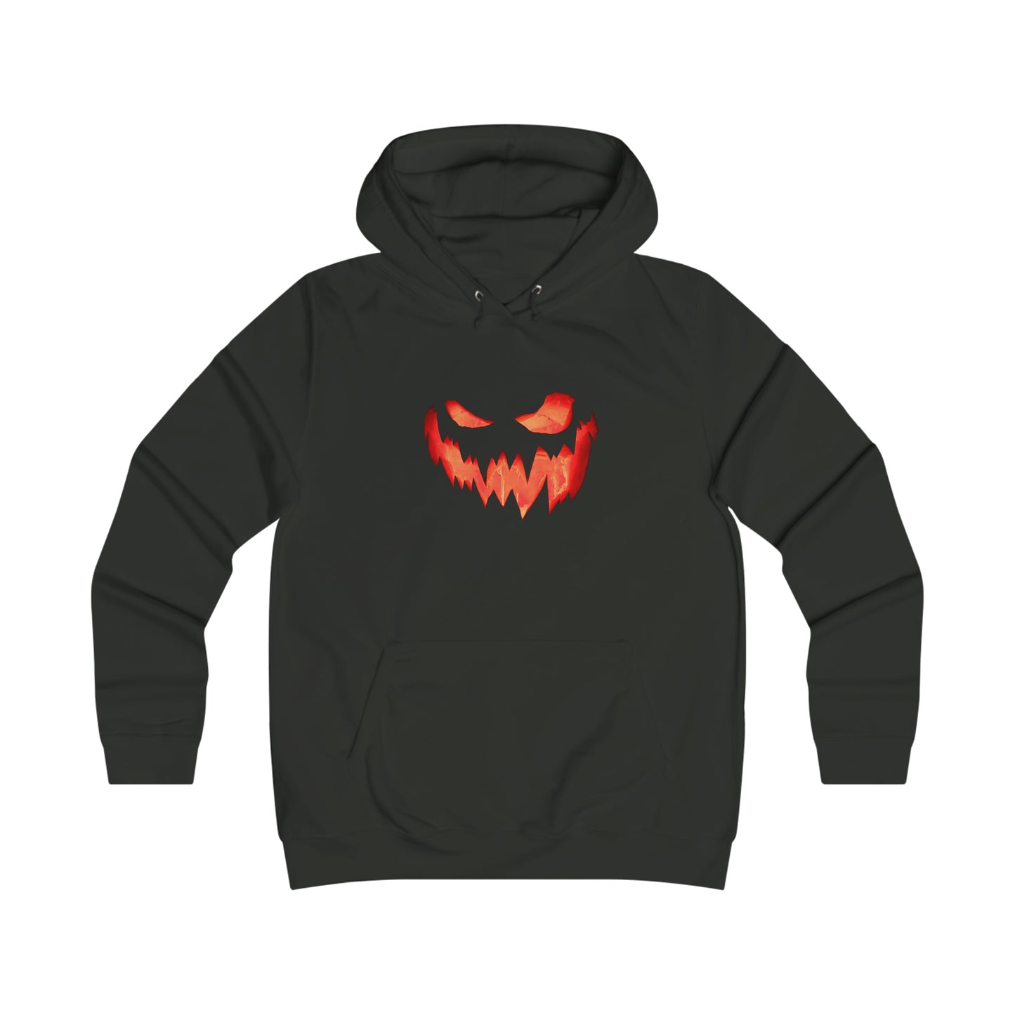 Girlie College Hoodie Spooky Pumpkin Halloween Top