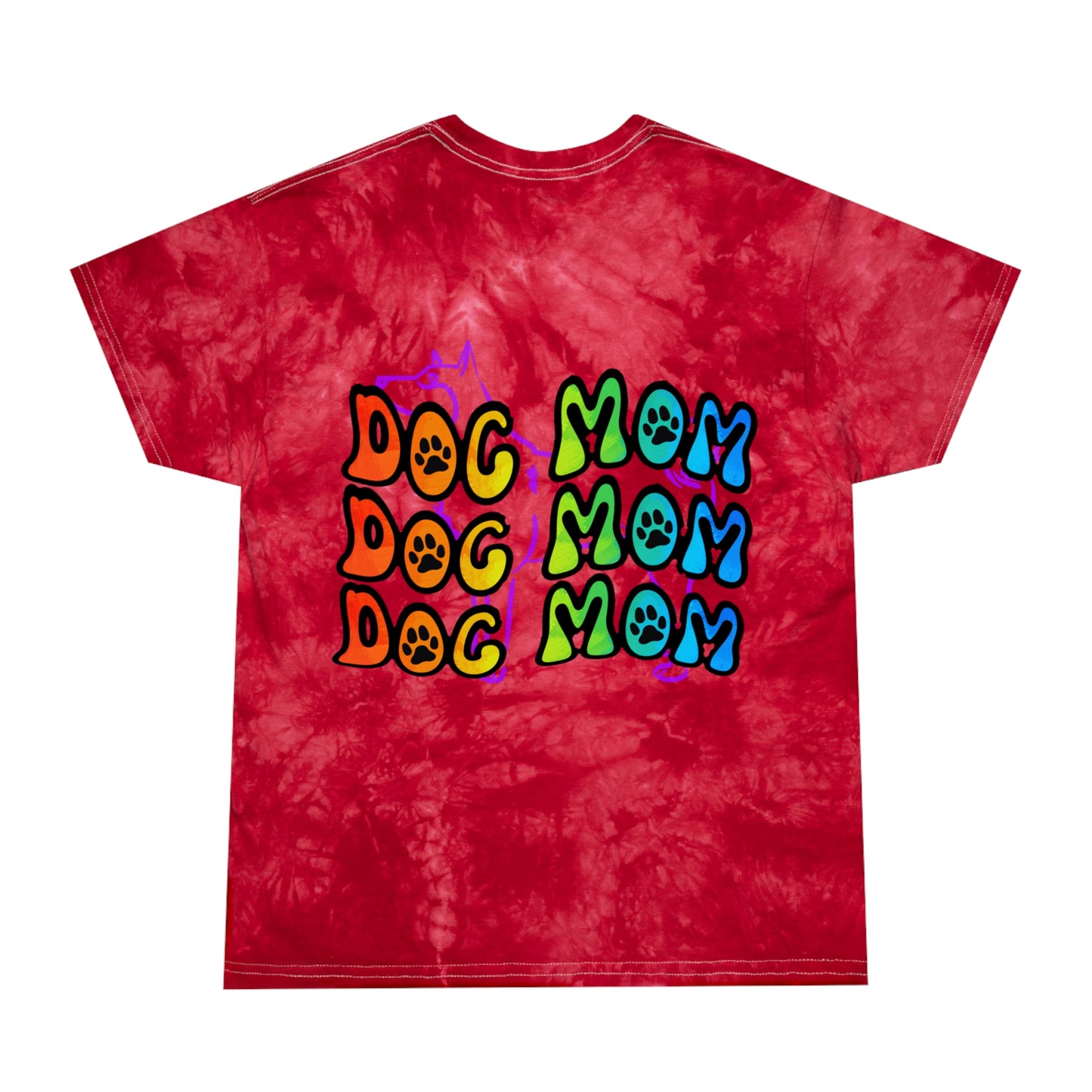 Dog Mom Tie-Dye Tee, Crystal