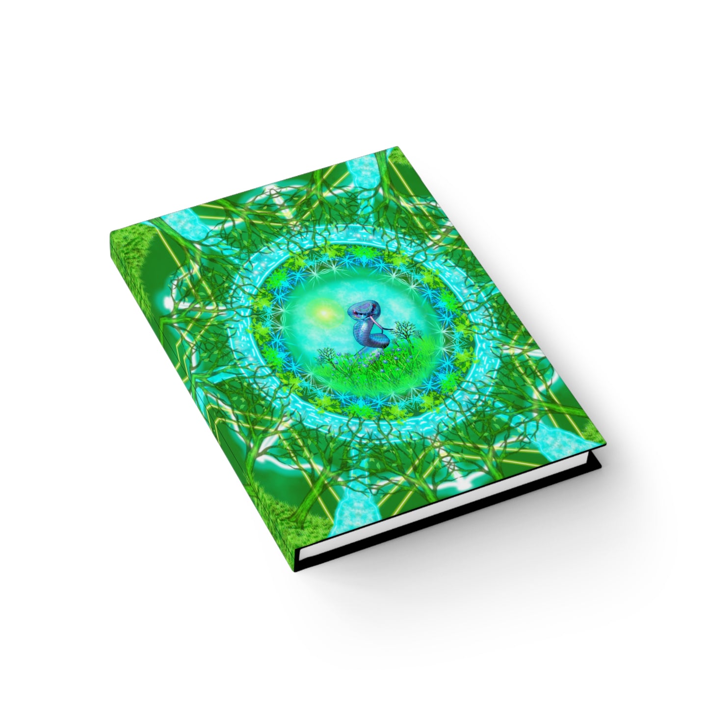 Snake Medicine Mandala Hardcover Journal - Ruled Line