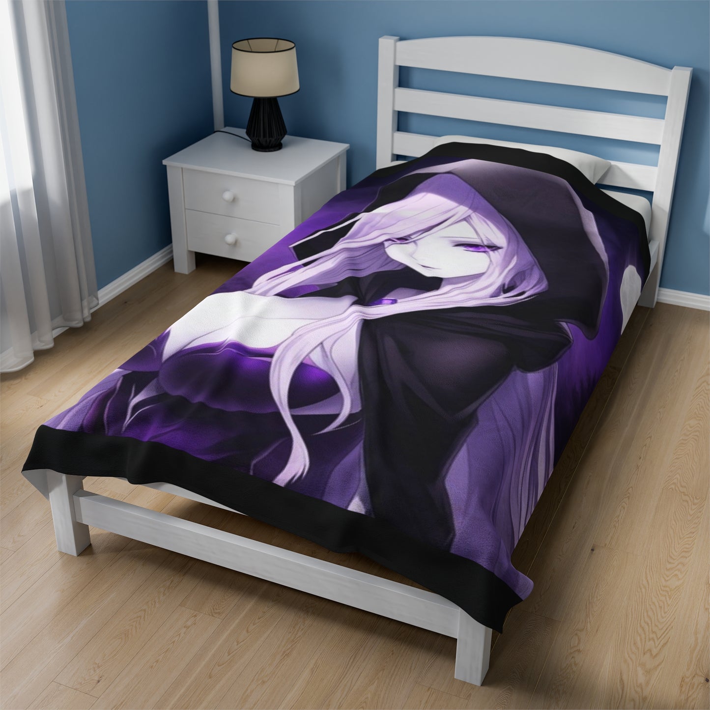 Anime Mage Girl, Plush Blanket