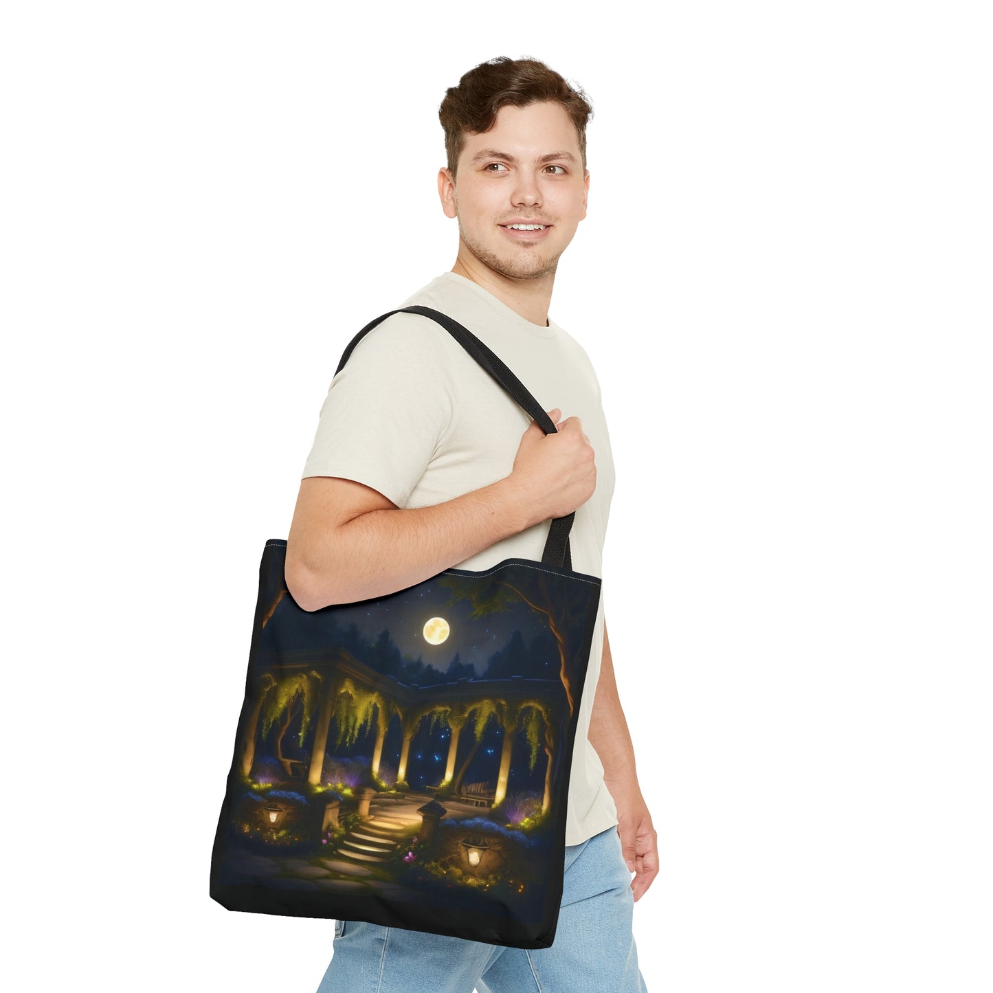 Moonlit Garden, Tote Bag