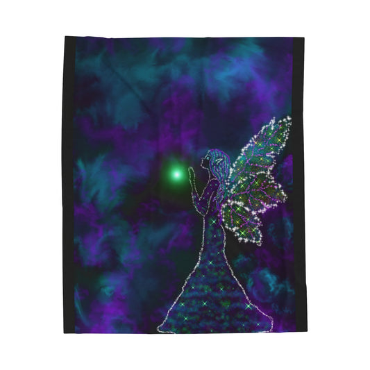 Fairy Healer Velveteen Plush Blanket