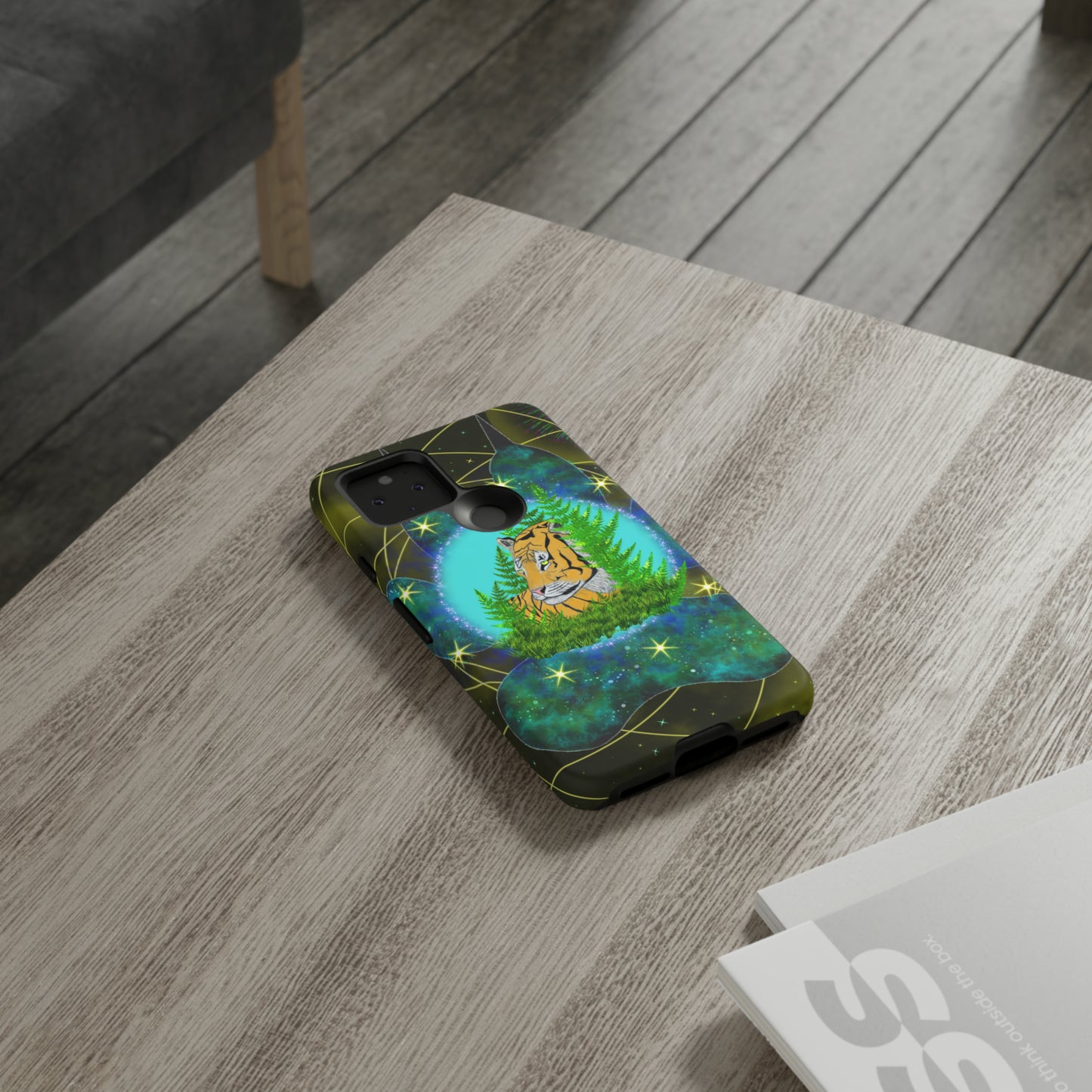 Tiger Medicine Totem Protective Phone Case, Samsung, iPhone, Pixel, all sizes