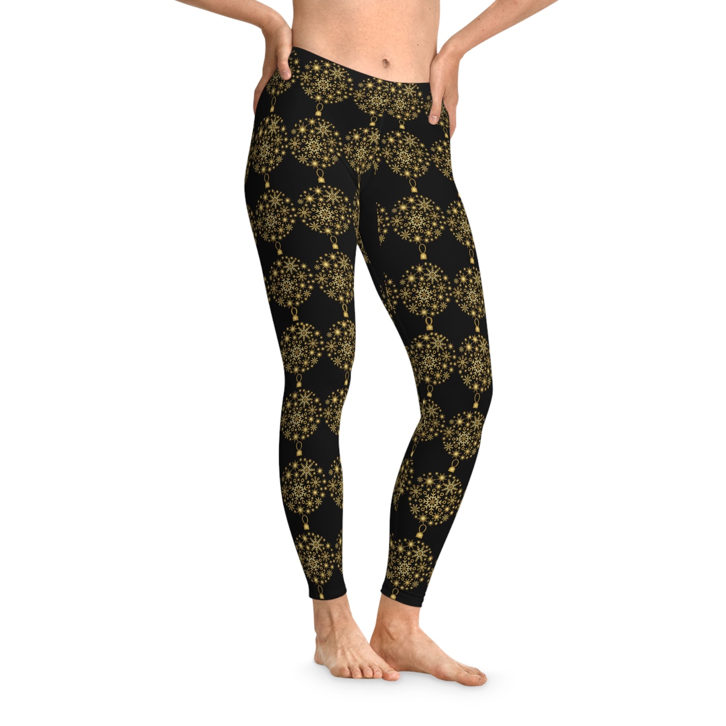 Ornaments Christmas Stretchy Leggings