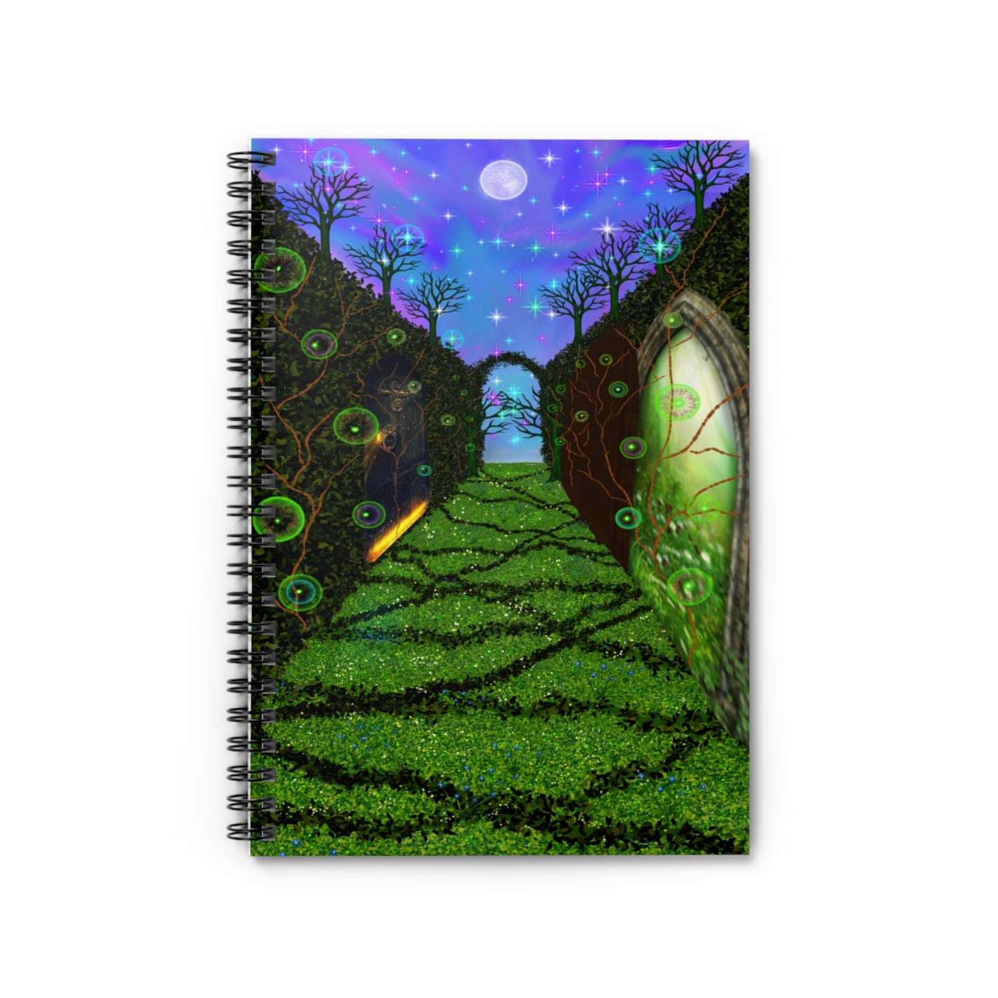 Hidden World Fairy Doorways Spiral Notebook - Ruled Line