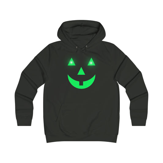 Halloween Pumpkin Glow College Hoodie