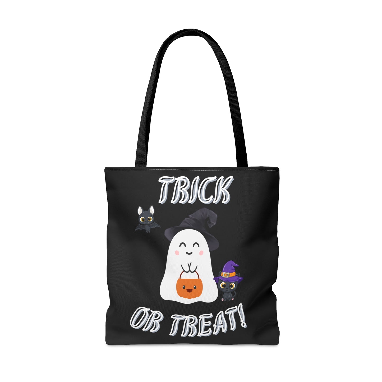 Trick Or Treat Ghost Halloween Candy Tote Bag