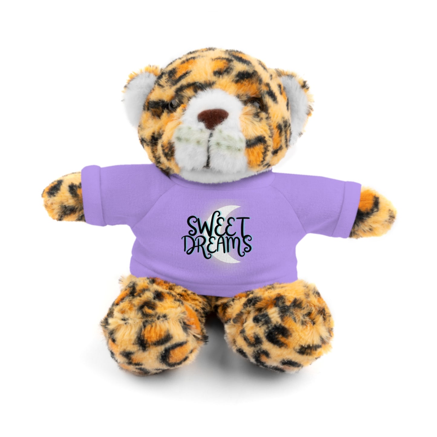 Sweet Dreams Kids Cute Stuffed Animals with Tee, Panda, Teddy Bear, Bunny, Lion, Sheep, Jaguar