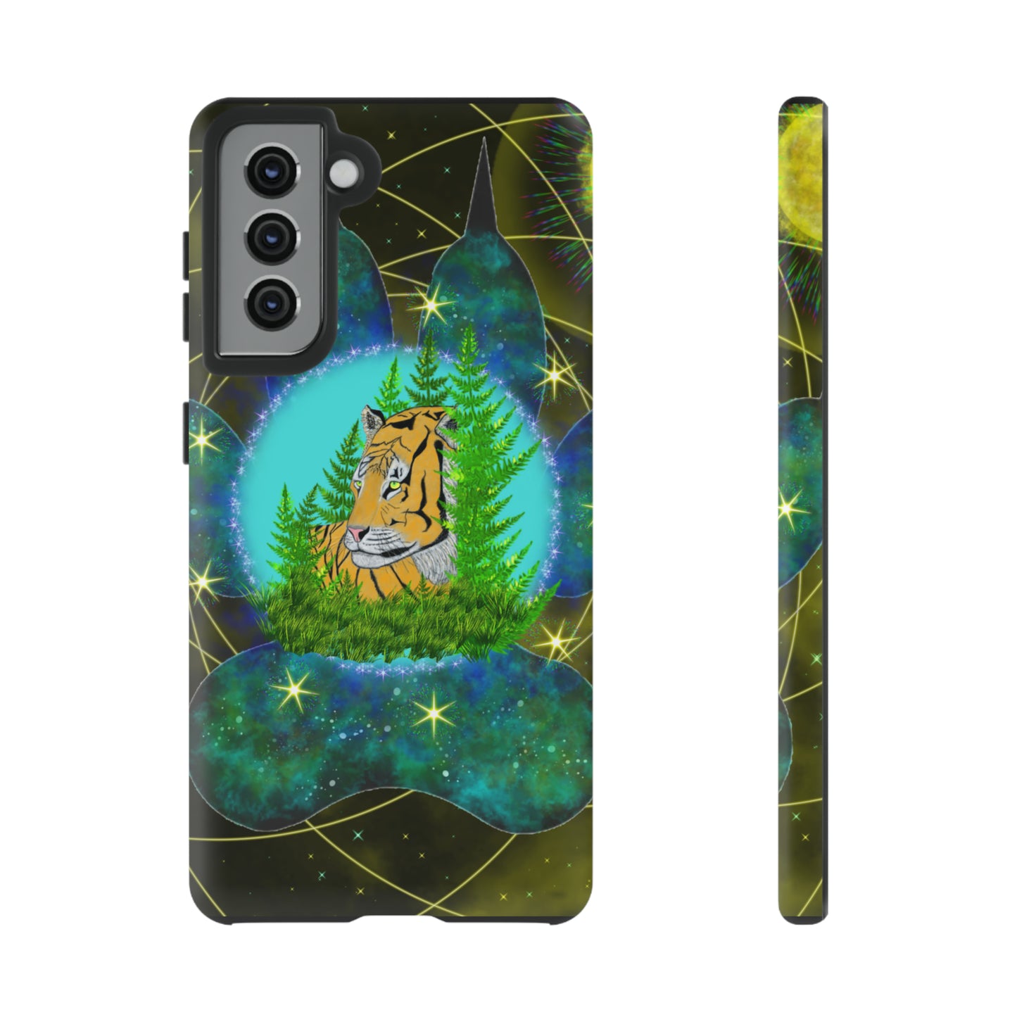 Tiger Medicine Totem Protective Phone Case, Samsung, iPhone, Pixel, all sizes