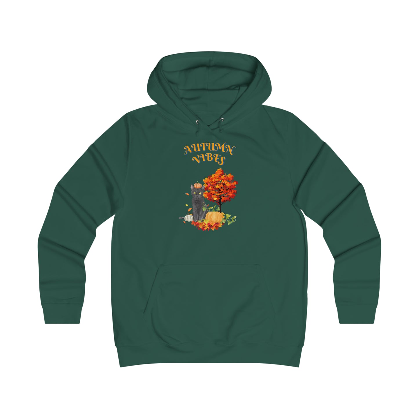 Autumn Vibes Girlie College Hoodie