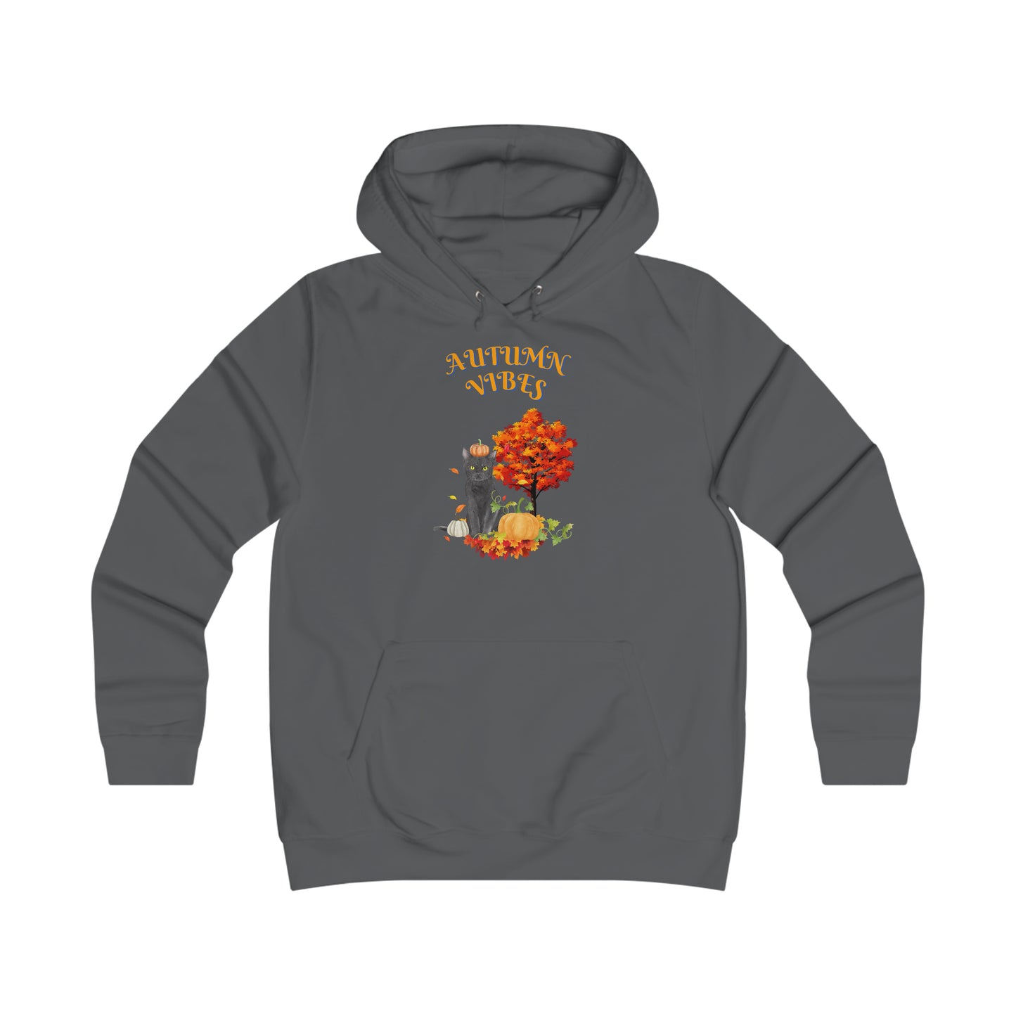 Autumn Vibes Girlie College Hoodie