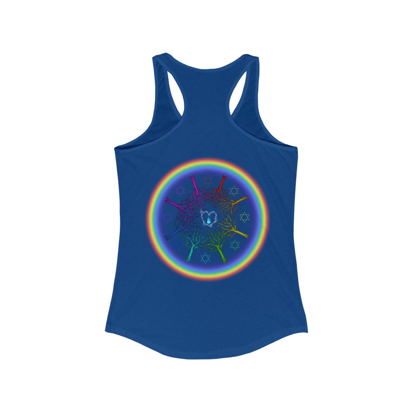 Rainbow Roots PRIDE Women's Ideal Racerback Tank