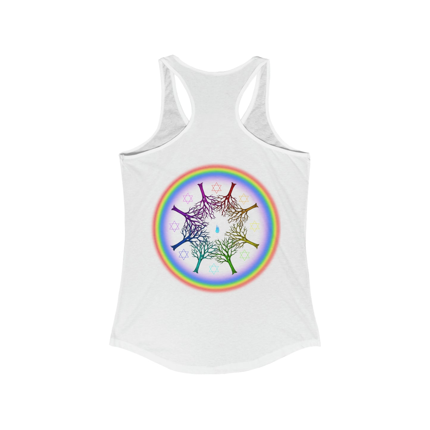 Rainbow Roots PRIDE Women's Ideal Racerback Tank