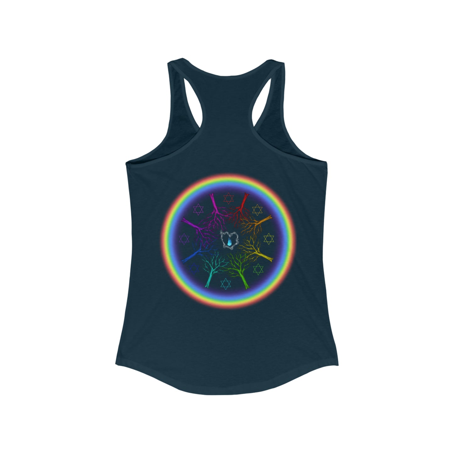 Rainbow Roots PRIDE Women's Ideal Racerback Tank