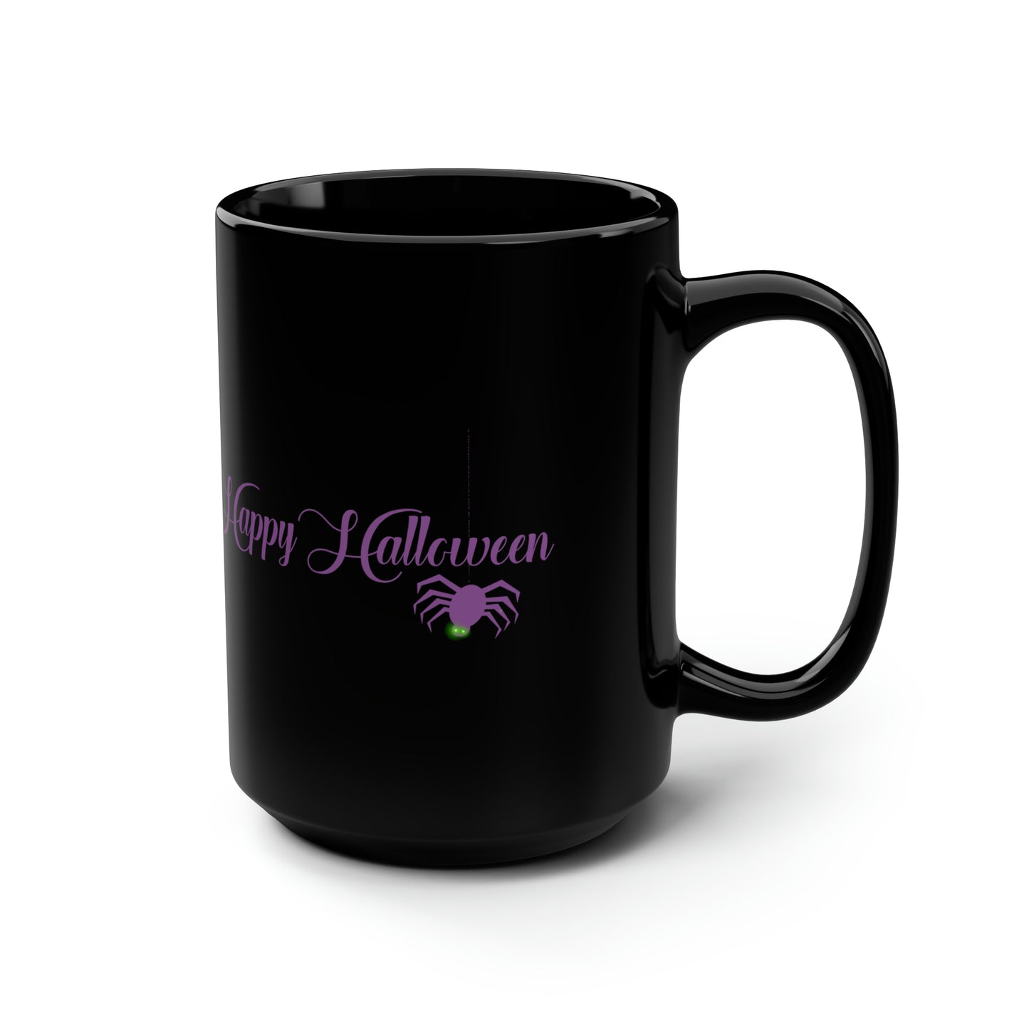 Black Halloween Cute Panda Mug15oz