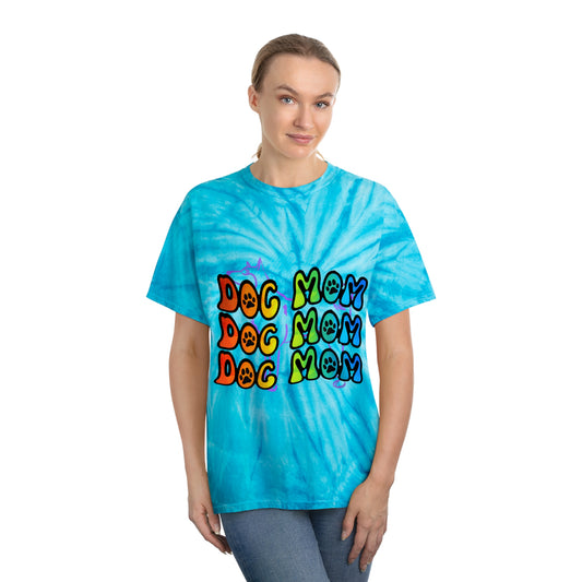 Dog Mom Tie-Dye Tee, Cyclone