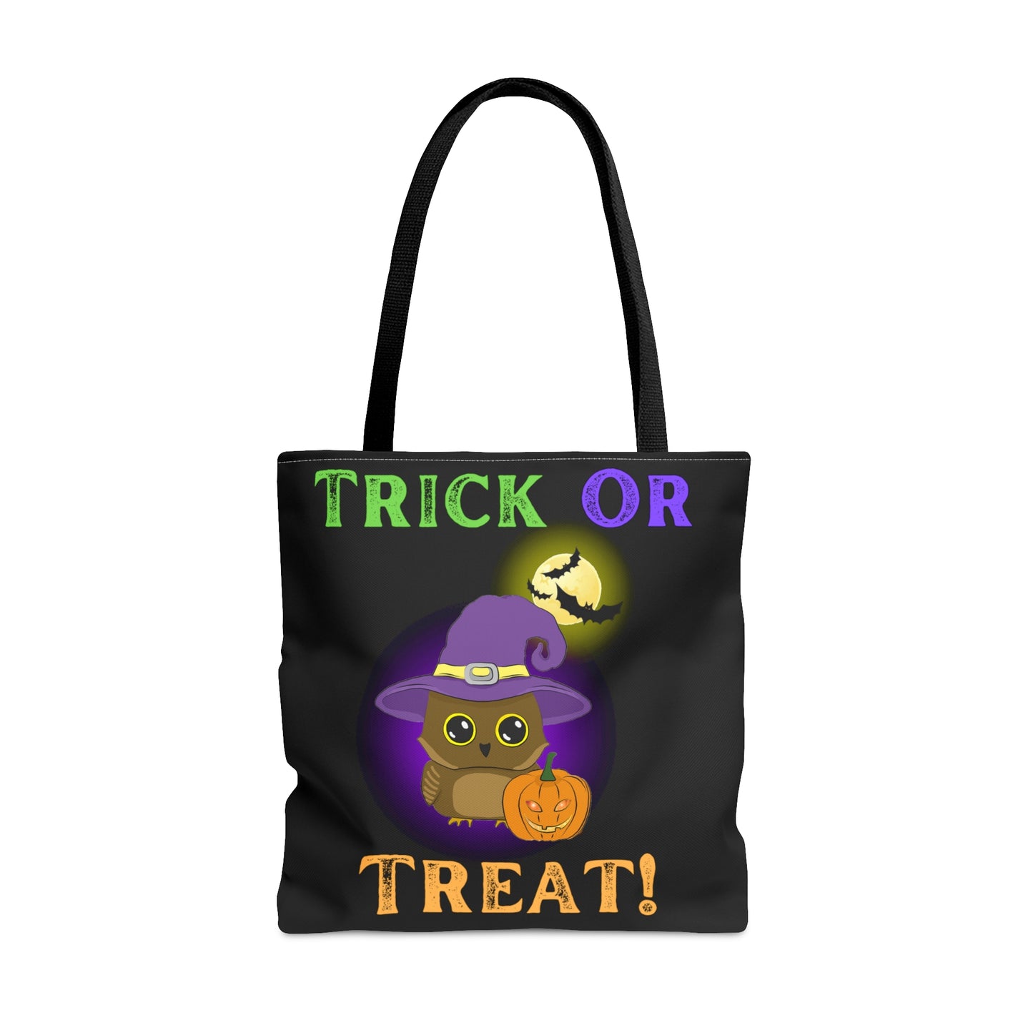 Trick Or Treat Owl Halloween Candy Tote Bag