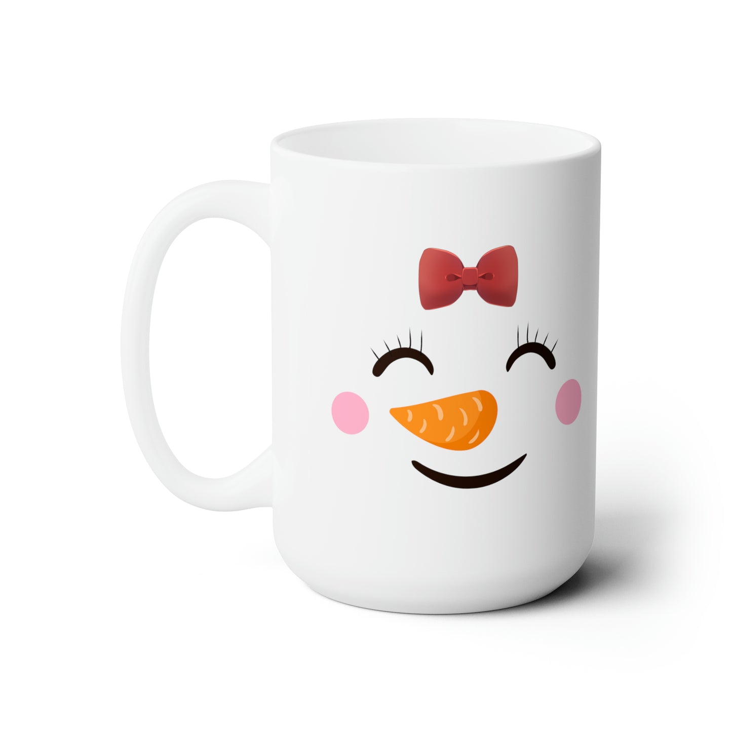 Cute Snowman Christmas Ceramic Mug 15oz