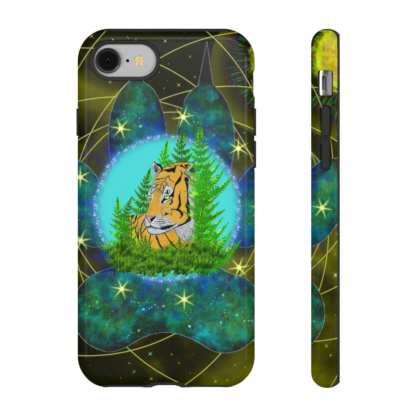 Tiger Medicine Totem Protective Phone Case, Samsung, iPhone, Pixel, all sizes
