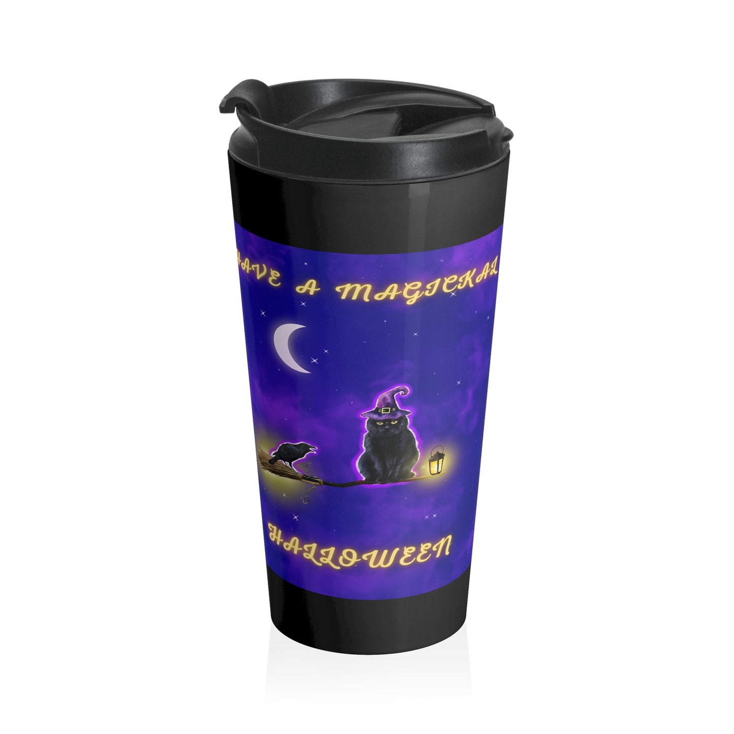 Have a Magickal Halloween Halloween Travel Mug with Insert