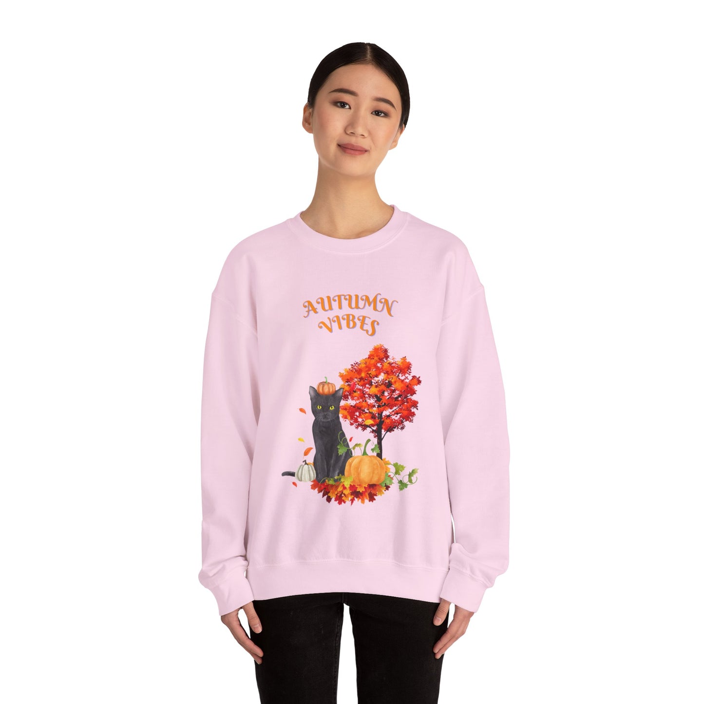 Autumn Vibes Fall Crewneck Sweatshirt