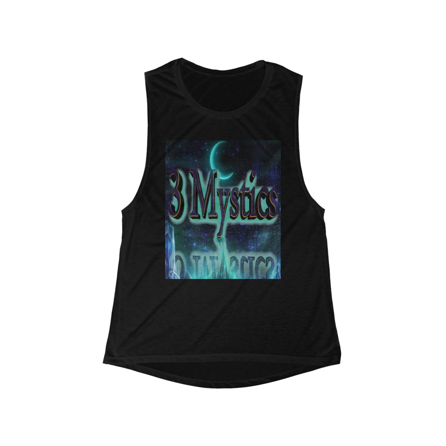 3 Mystics Women's Flowy Scoop Muscle Tank