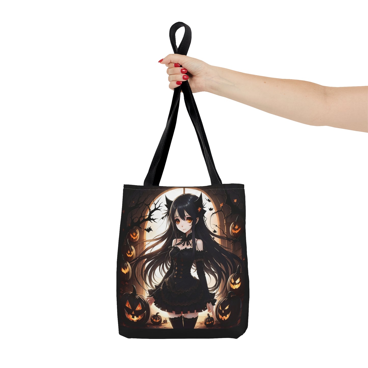 Anime Halloween Girl, Halloween Candy Tote Bag, Laptop Bag, Shoulder Bag