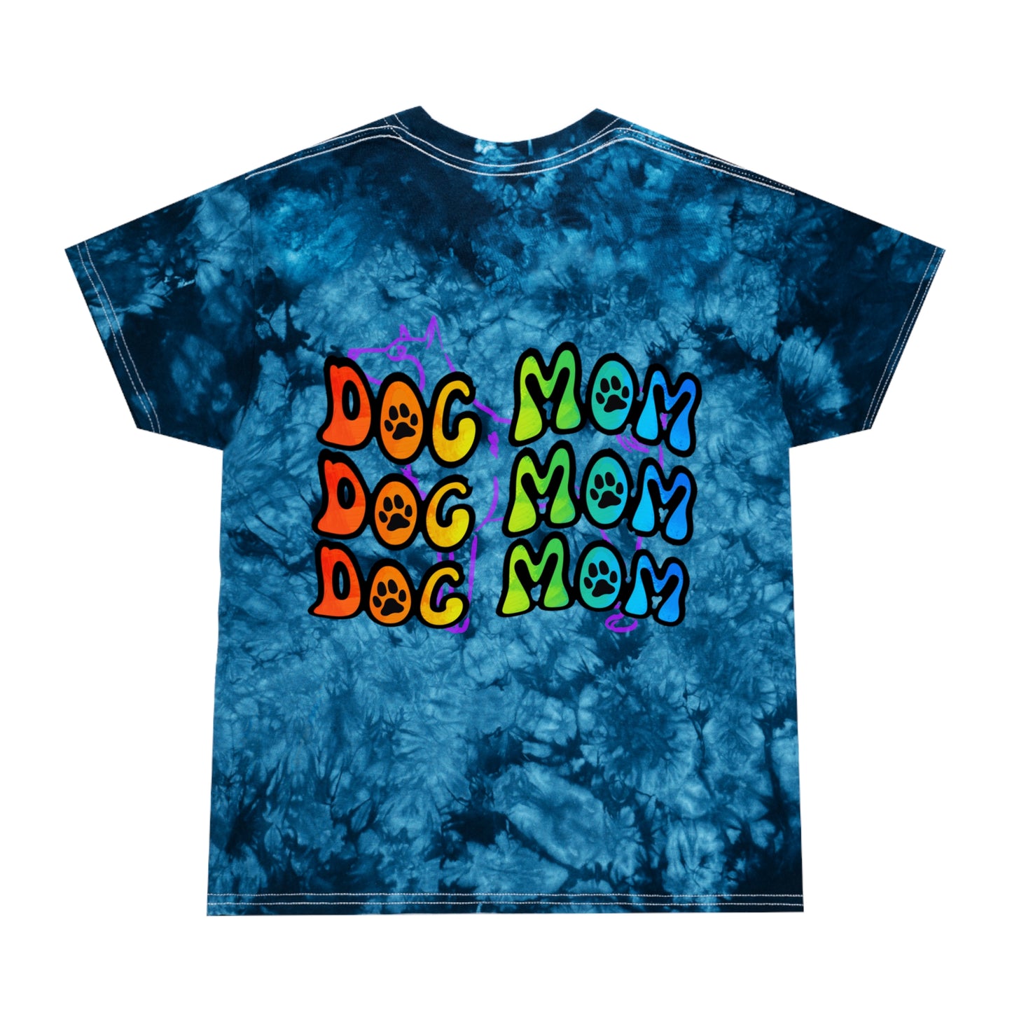 Dog Mom Tie-Dye Tee, Crystal