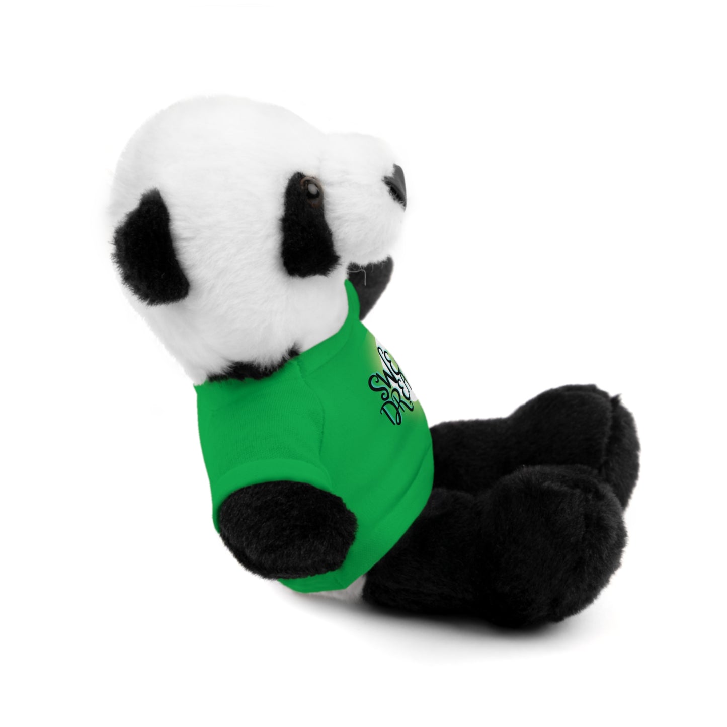 Sweet Dreams Kids Cute Stuffed Animals with Tee, Panda, Teddy Bear, Bunny, Lion, Sheep, Jaguar