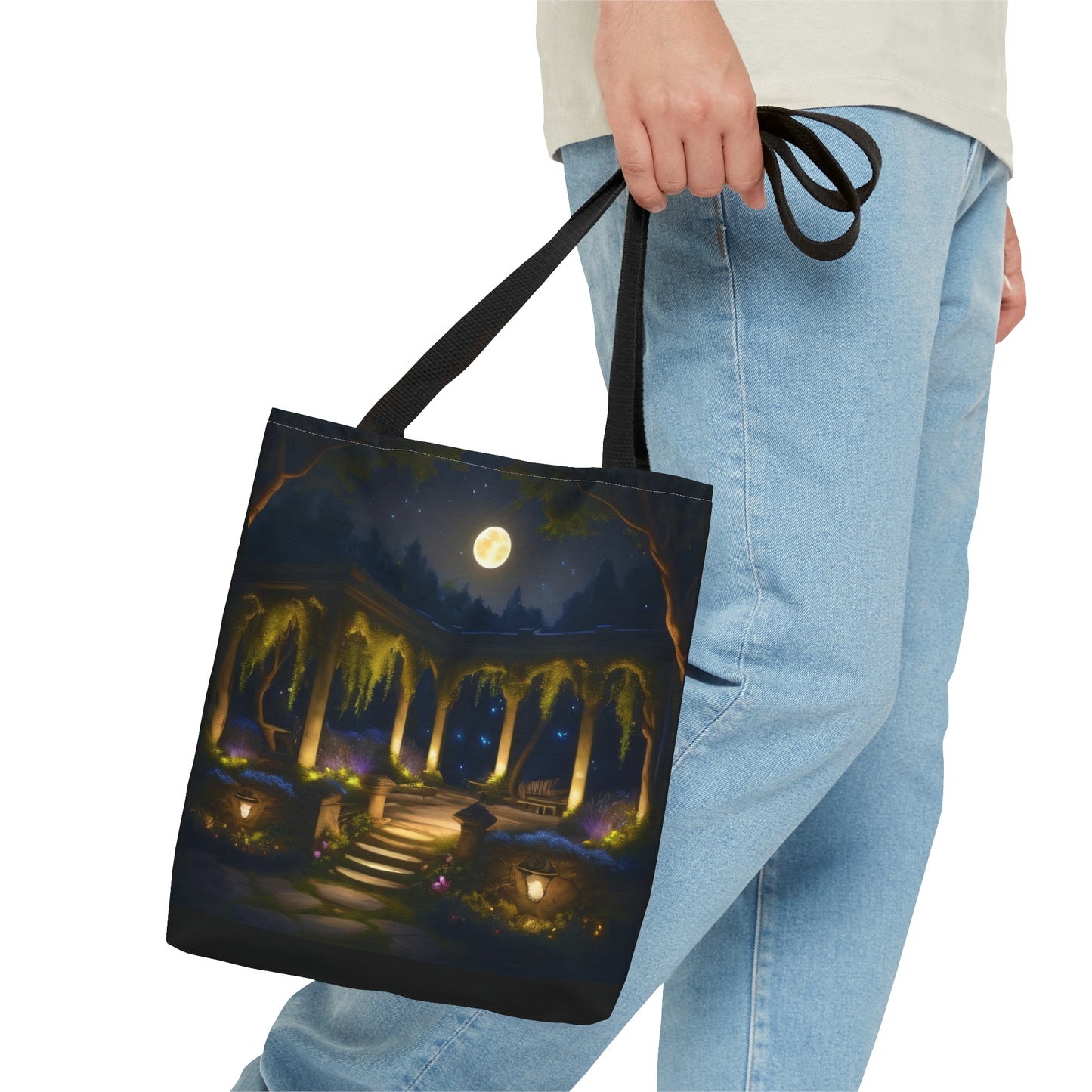 Moonlit Garden, Tote Bag