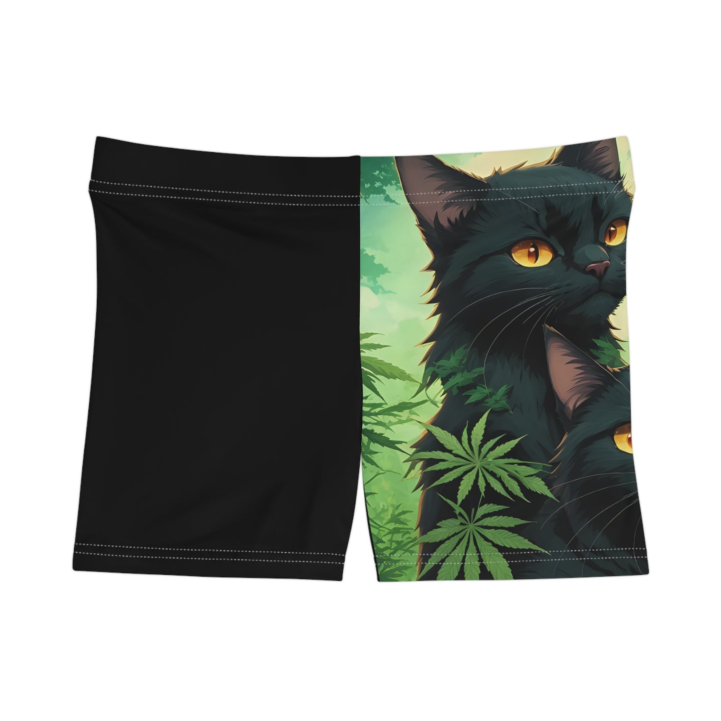 Black Cat, Summer Shorts, Womens