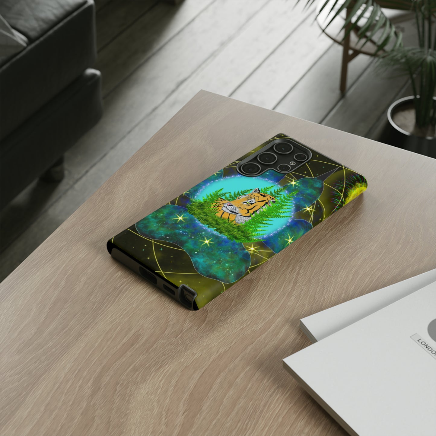 Tiger Medicine Totem Protective Phone Case, Samsung, iPhone, Pixel, all sizes
