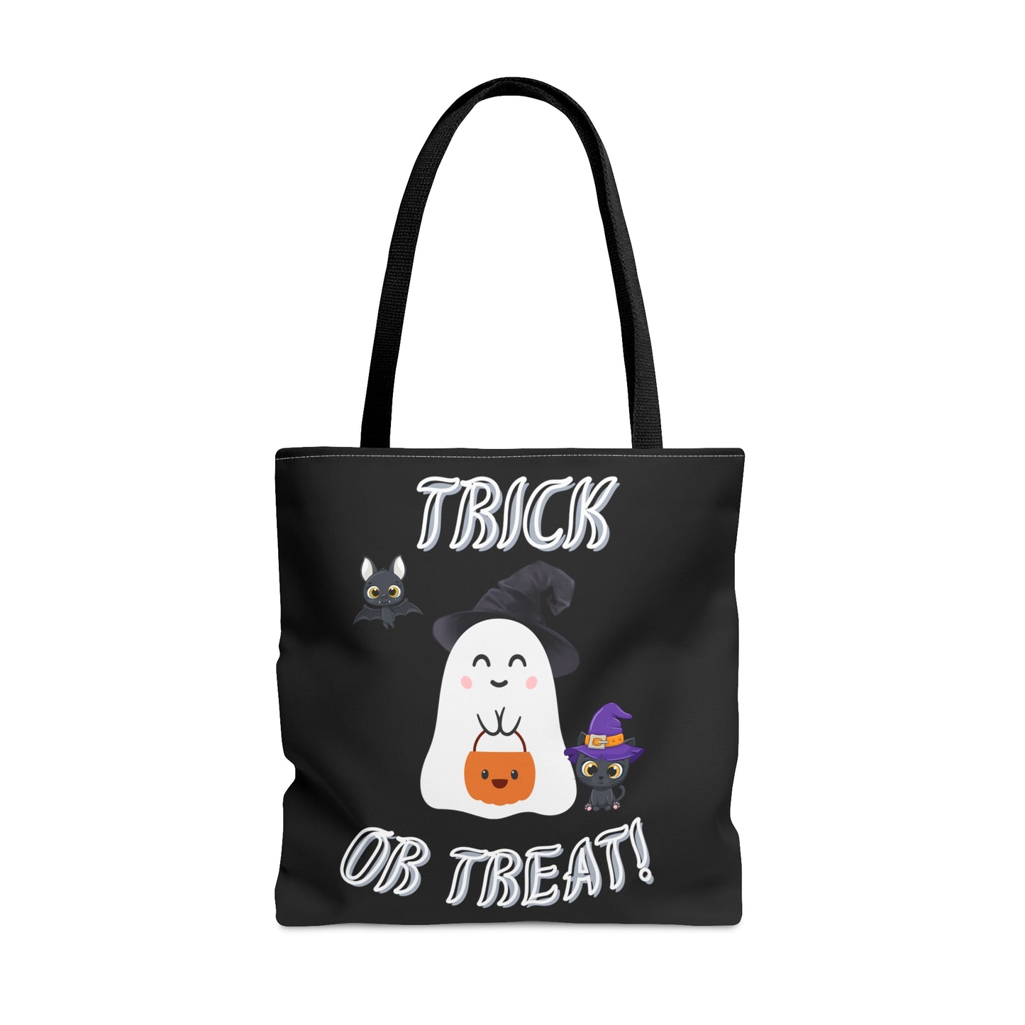 Trick Or Treat Ghost Halloween Candy Tote Bag