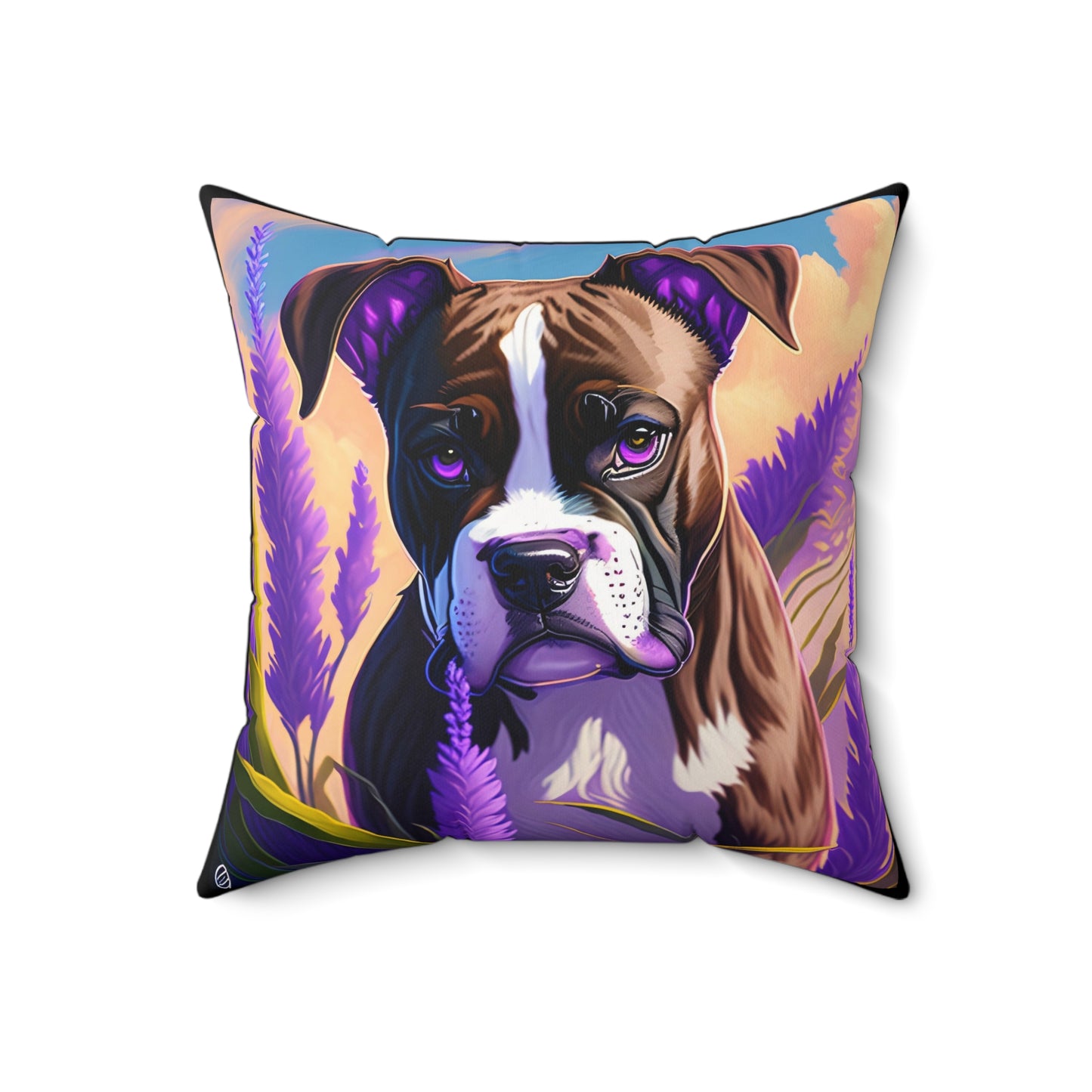 Boxer Love, Spun Polyester Square Pillow