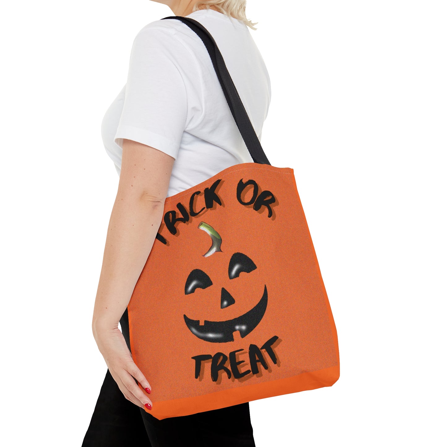 Trick Or Treat Pumpkin Halloween Candy Tote Bag