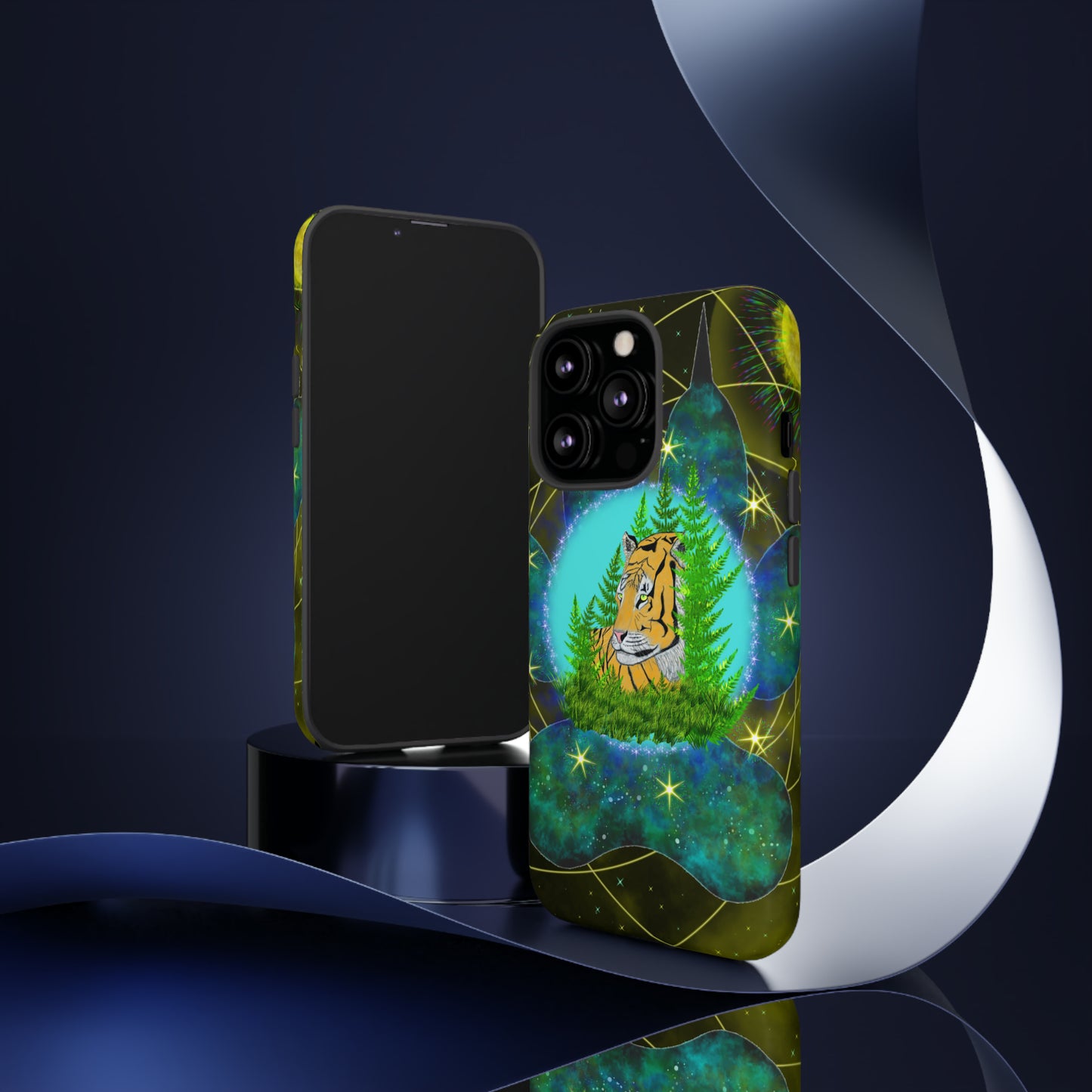Tiger Medicine Totem Protective Phone Case, Samsung, iPhone, Pixel, all sizes