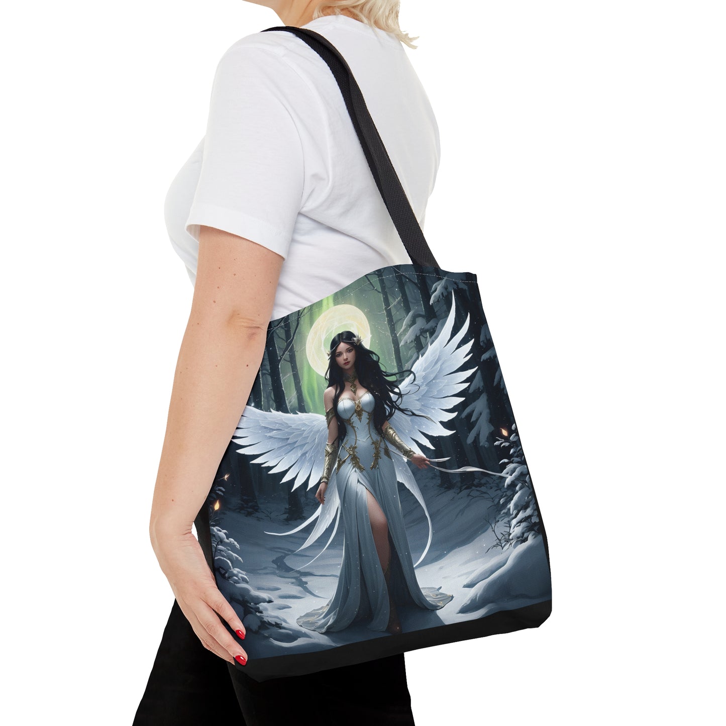 Winter Fae Goddess,Tote Bag