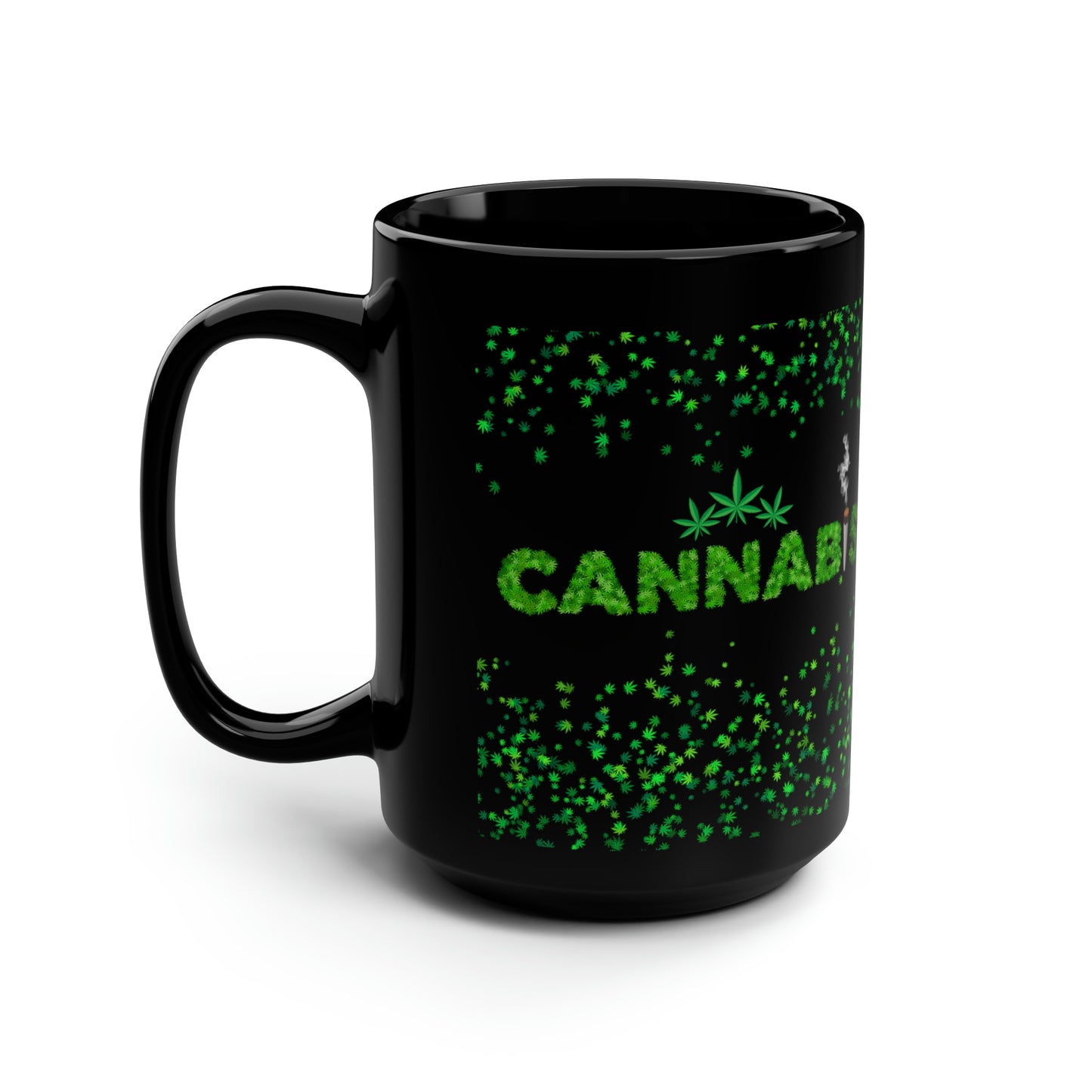 Cannabis, Black Mug, 15oz, 420 Gift