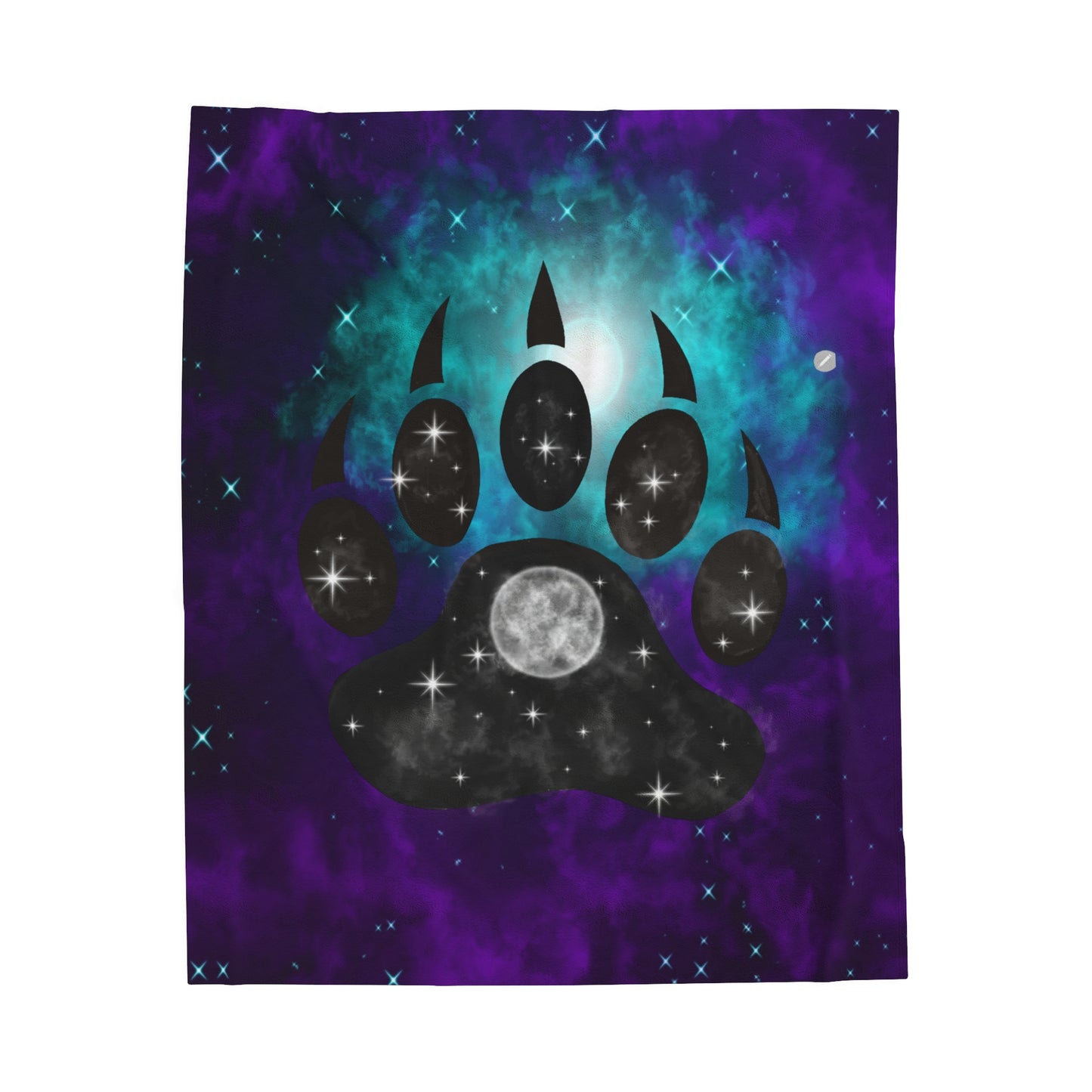 Mystic Bear Claw Velveteen Plush Blanket