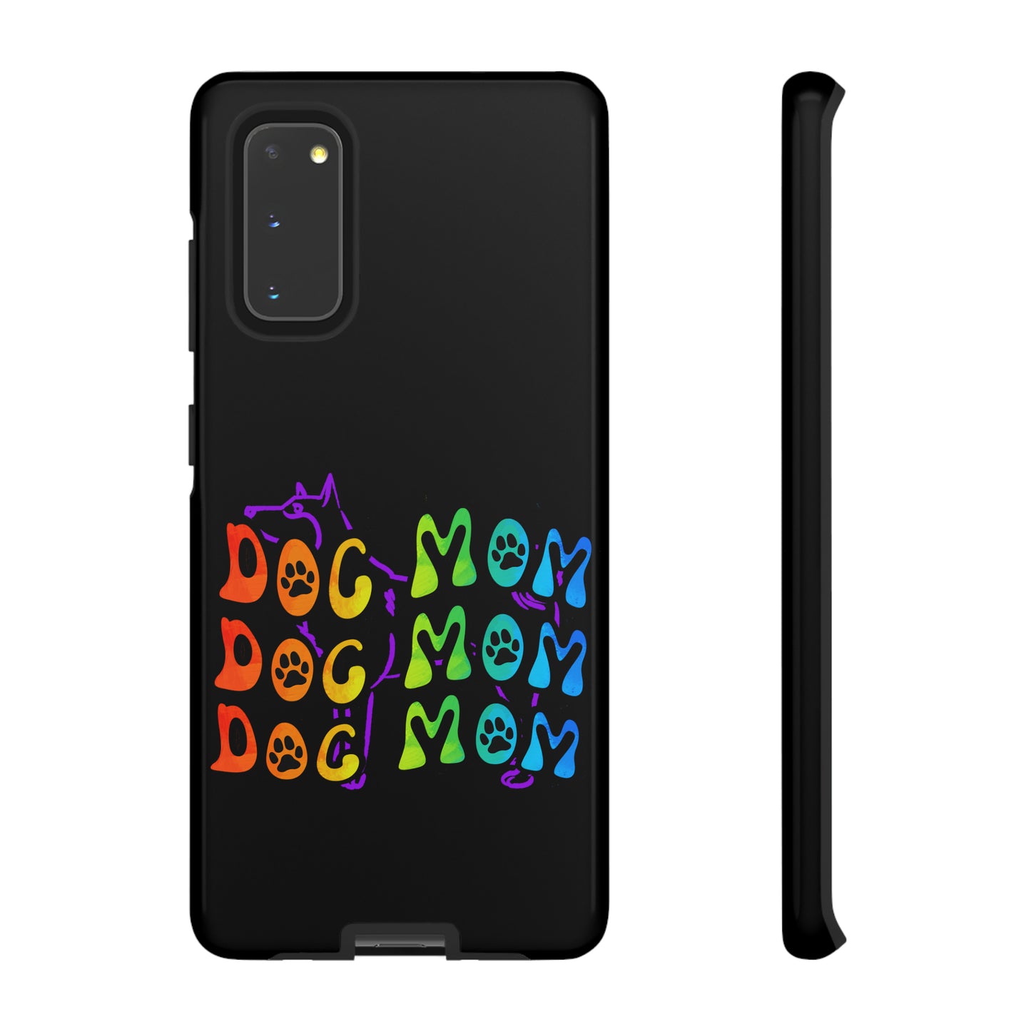 Dog Mom Protective Phone Case, Samsung, iPhone, Pixel, all sizes