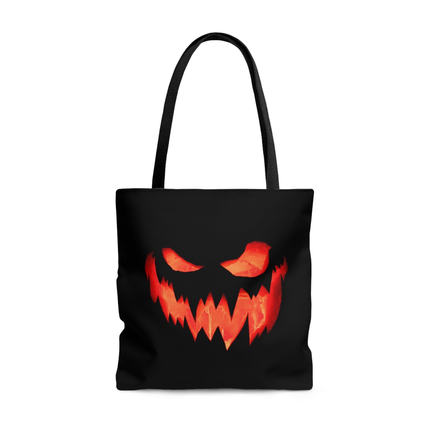 Spooky Pumpkin Face Halloween Candy Tote Bag