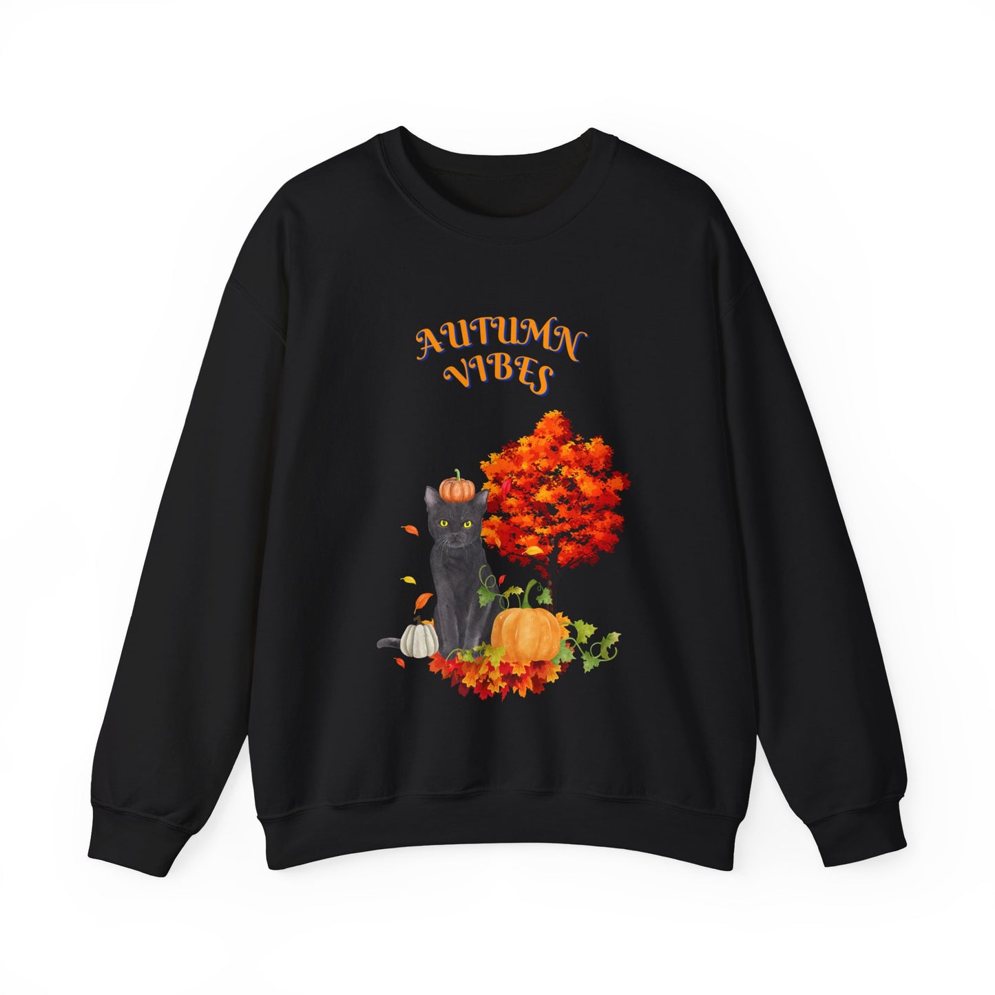 Autumn Vibes Fall Crewneck Sweatshirt