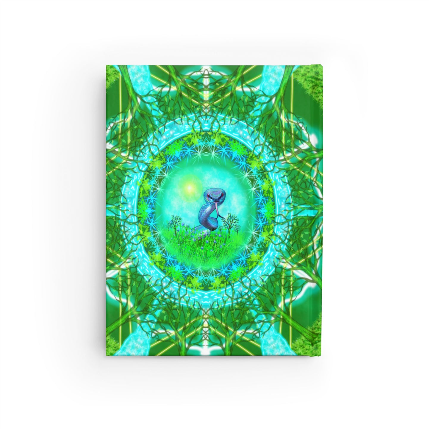 Snake Medicine Mandala Hardcover Journal - Ruled Line